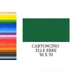 20 fogli cartoncino colorato Elle Erre cm 50x70