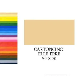 20 fogli cartoncino colorato Elle Erre cm 50x70