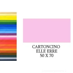 20 fogli cartoncino colorato Elle Erre cm 50x70