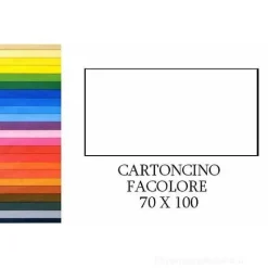 10 fogli cartoncino Fabriano Colore cm 70x100