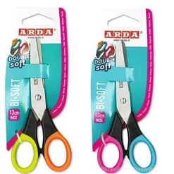 Forbice scuola Bi-Soft cm 13 (colori assortiti)