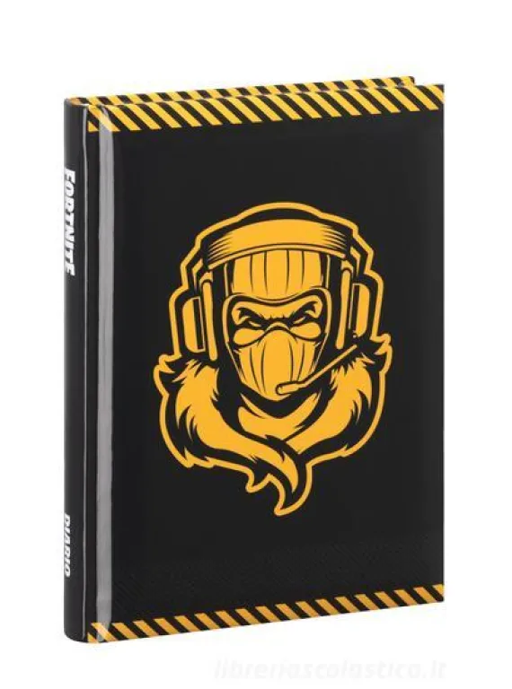 Fortnite 2020-2021. Diario 12 mesi. Nero e giallo