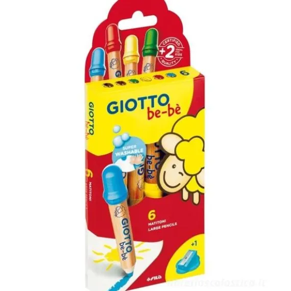 Giotto be-bè matitoni 6 pezzi
