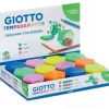 Giotto temperamatite a 3 fori con serbatoio (colori assortiti)