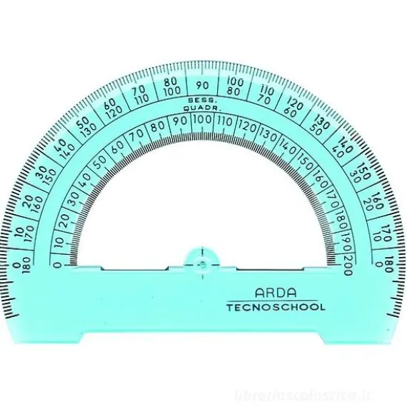 Goniometro 180 gradi TecnoSchool 12 cm