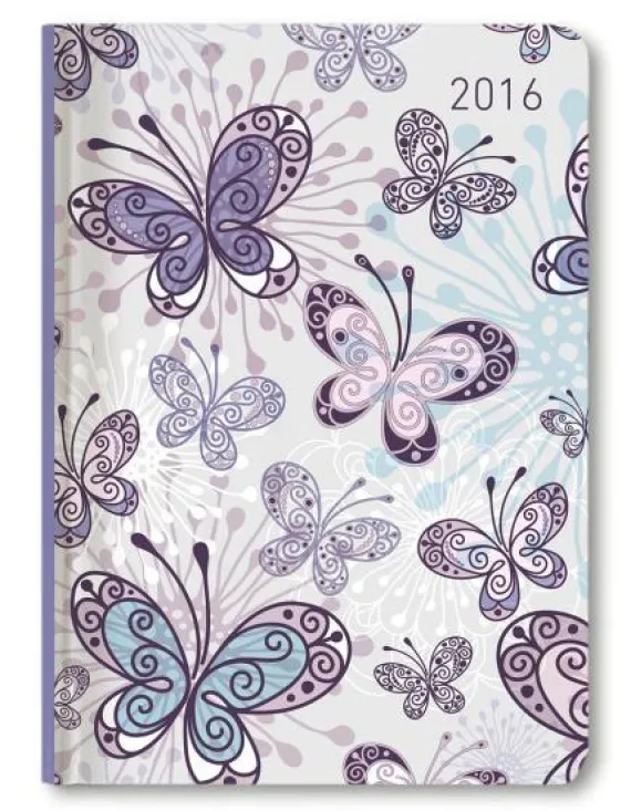 Ladytimer Butterflies Agenda Settimanale 2016