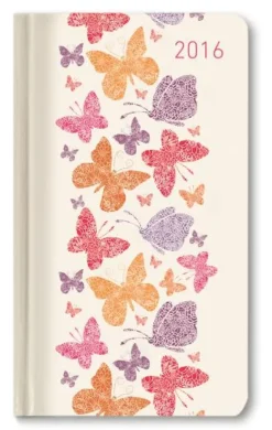 Ladytimer Slim Butterflies Agenda Settimanale 2016