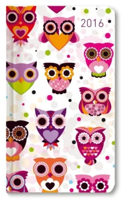 Ladytimer Slim Owls Agenda Settimanale 2016