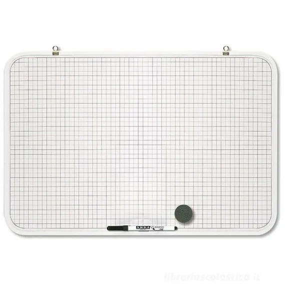 Lavagnetta cancellabile bifacciale cm 60x40