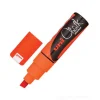 Marcatore a gesso liquido con punta a scalpello Uni Ball Chalk Marker arancione