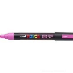 Marcatore Posca punta media Rosa Fluo (M PC5M RAF)