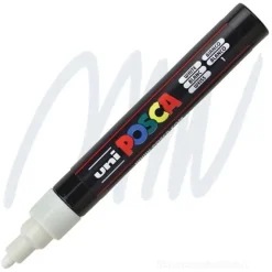 Marcatore Uni Posca punta media bianco (M PC5M BI)