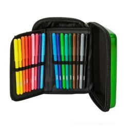 Maxi astuccio completo con guscio rigido Comix Verde