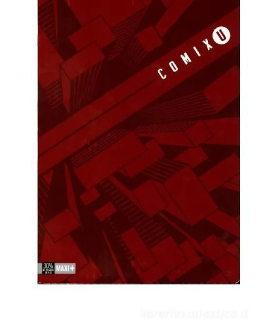 Maxi quaderno a quadretti 5mm formato A4 Comix U rosso