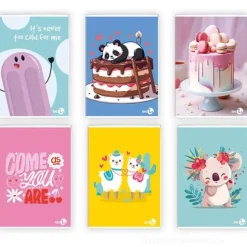 Maxi quaderno formato A4 fogli a righe A 80 grammi Mix 2 (fantasie assortite)