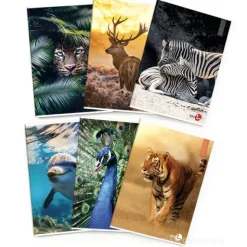 Maxi quaderno formato A4 fogli a righe 1R 80 grammi Animal (fantasie assortite)