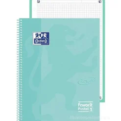 Maxi quaderno spiralato a quadri 5 mm Oxford Pastel1