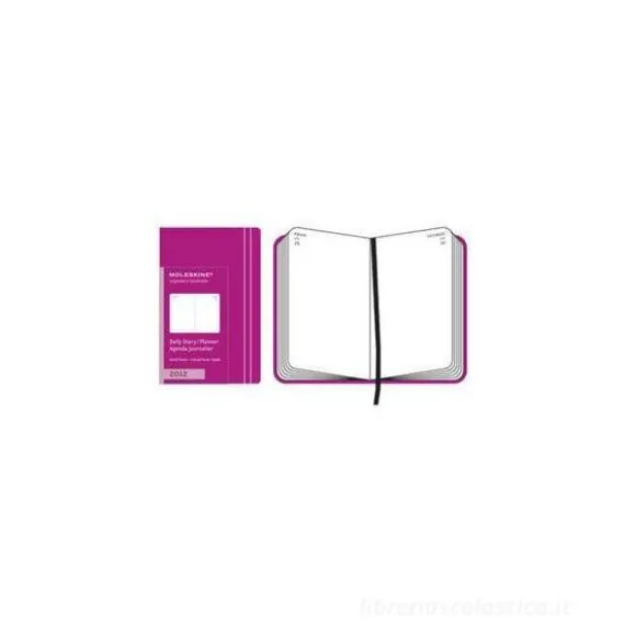 Moleskine agenda giornaliera 2012 copertina rigida viola Dimensioni 6x 10 cm