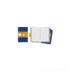 Moleskine extra large. Set 3 quadernetti a righe copertina blu
