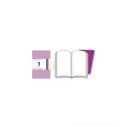 Moleskine extra small. Set 2 taccuini Volant a pagine bianche copertina rosa