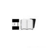 Moleskine large. Set 2 taccuini Volant a pagine a righe copertina nera