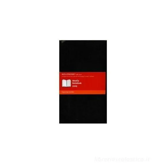 Moleskine large weekly. Agenda-taccuino settimanale 2009 copertina morbida
