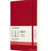 Moleskine 18 mesi - Agenda giornaliera rosso scarlatto - Large copertina morbida 2020-2021