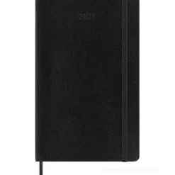 Moleskine 12 mesi - Agenda giornaliera nero - Large copertina morbida 2023
