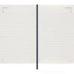 Moleskine 12 mesi - Agenda giornaliera blu zaffiro - Pocket copertina morbida 2026