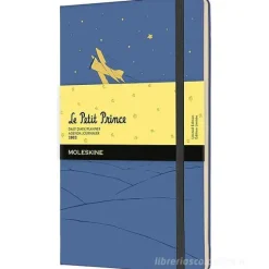 Moleskine 12 mesi - Agenda giornaliera Limited Edition Il Piccolo Principe blu - Large copertina rigida 2022