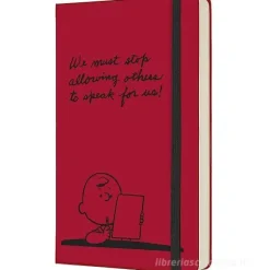 Moleskine 12 mesi - Agenda giornaliera Limited Edition Peanuts bordeaux - Large copertina rigida 2022