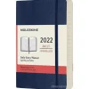 Moleskine 12 mesi - Agenda giornaliera blu zaffiro - Pocket copertina morbida 2022