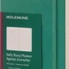 Moleskine 2017 12 mesi - Agenda giornaliera verde - Large Copertina rigida