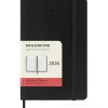 Moleskine 12 mesi - Agenda giornaliera nero - Pocket copertina morbida 2026