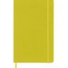 Moleskine 12 mesi - Agenda giornaliera giallo paglia - Large copertina rigida 2023