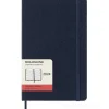 Moleskine 12 mesi - Agenda giornaliera blu zaffiro - Large copertina rigida 2024