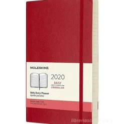 Moleskine 12 mesi - Agenda giornaliera rosso - Large copertina morbida 2020