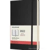 Moleskine 12 mesi - Agenda giornaliera nero - Large copertina rigida 2022