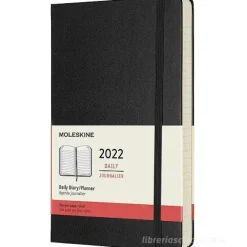 Moleskine 12 mesi - Agenda giornaliera nero - Large copertina rigida 2022