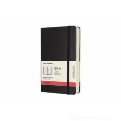 Moleskine 18 mesi - Agenda giornaliera nera - Large copertina rigida 2019-2020