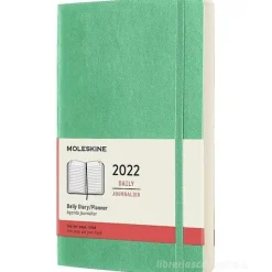 Moleskine 12 mesi - Agenda giornaliera verde ghiaccio - Large copertina morbida 2022