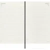 Moleskine 18 mesi - Agenda giornaliera nera - Large copertina morbida 2024-2025