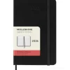 Moleskine 12 mesi - Agenda giornaliera nero - Pocket copertina rigida 2026