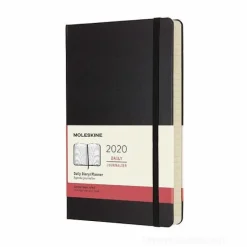 Moleskine 12 mesi - Agenda giornaliera nero - Large copertina rigida 2020