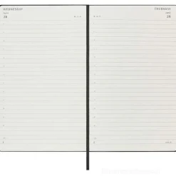 Moleskine 12 mesi - Agenda giornaliera nero - Large copertina rigida 2023