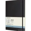 Moleskine 12 mesi - Agenda mensile nero - Extra Large copertina morbida 2022