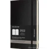 Moleskine 12 mesi - Agenda Pro settimanale verticale nero - Large copertina rigida 2022