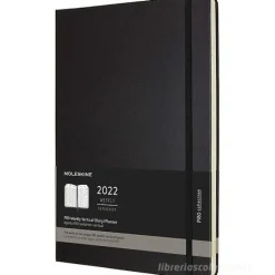 Moleskine 12 mesi - Agenda Pro settimanale verticale nero - A4 copertina rigida 2022