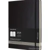 Moleskine 12 mesi - Agenda Pro settimanale verticale nero - Extra Large copertina rigida 2021