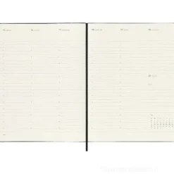 Moleskine 12 mesi - Agenda Pro settimanale verticale nero - Extra Large copertina rigida 2024